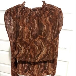 JOIE BLOUSE WITH ELASTIC HIP AREA